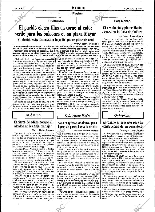 ABC MADRID 15-03-1992 página 46