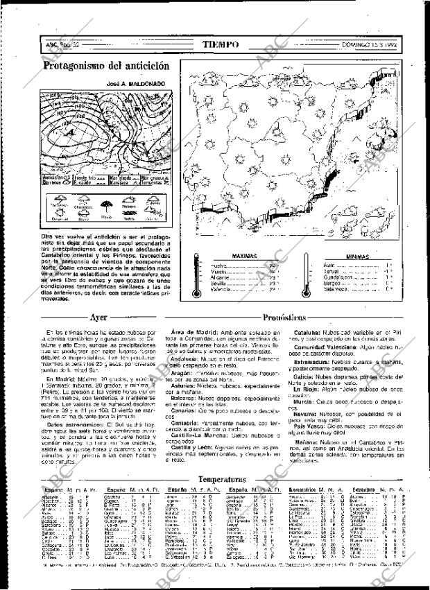 ABC MADRID 15-03-1992 página 52