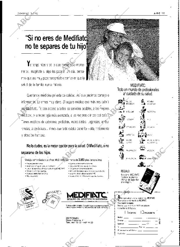 ABC MADRID 15-03-1992 página 93