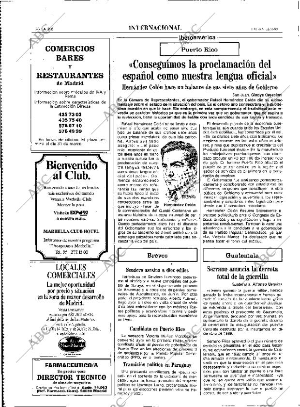 ABC MADRID 16-03-1992 página 30