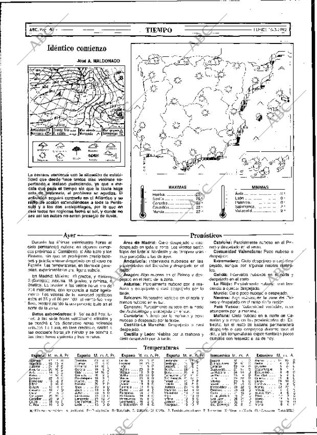 ABC MADRID 16-03-1992 página 40