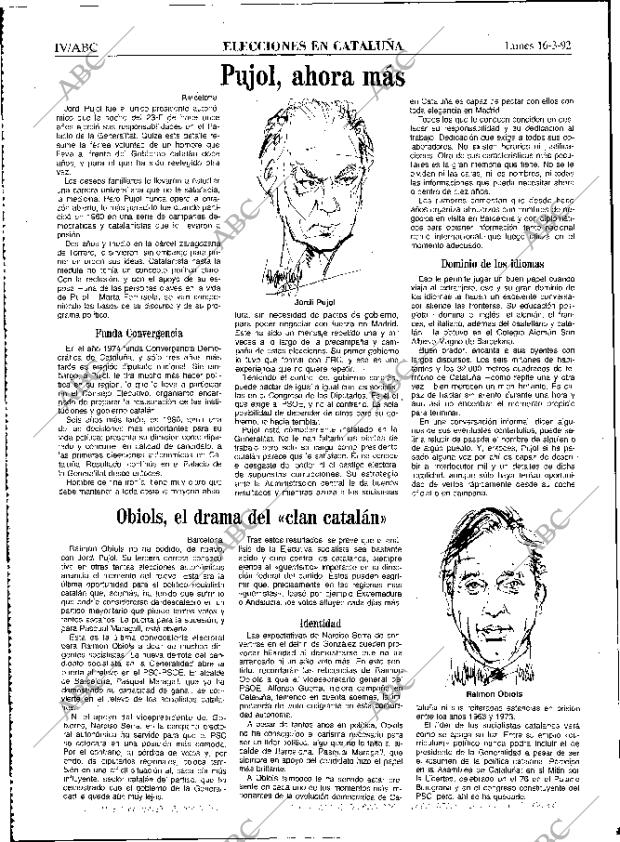 ABC MADRID 16-03-1992 página 66