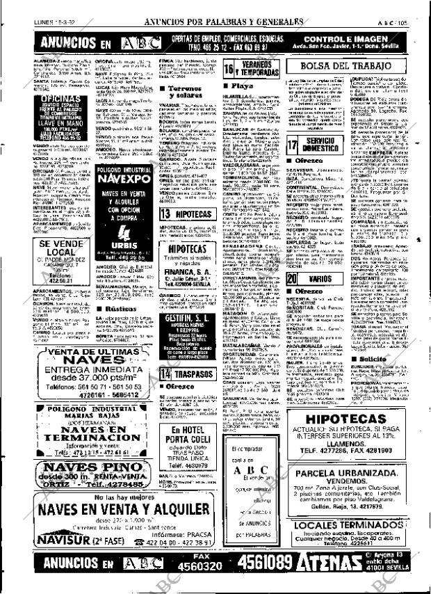 ABC SEVILLA 16-03-1992 página 105