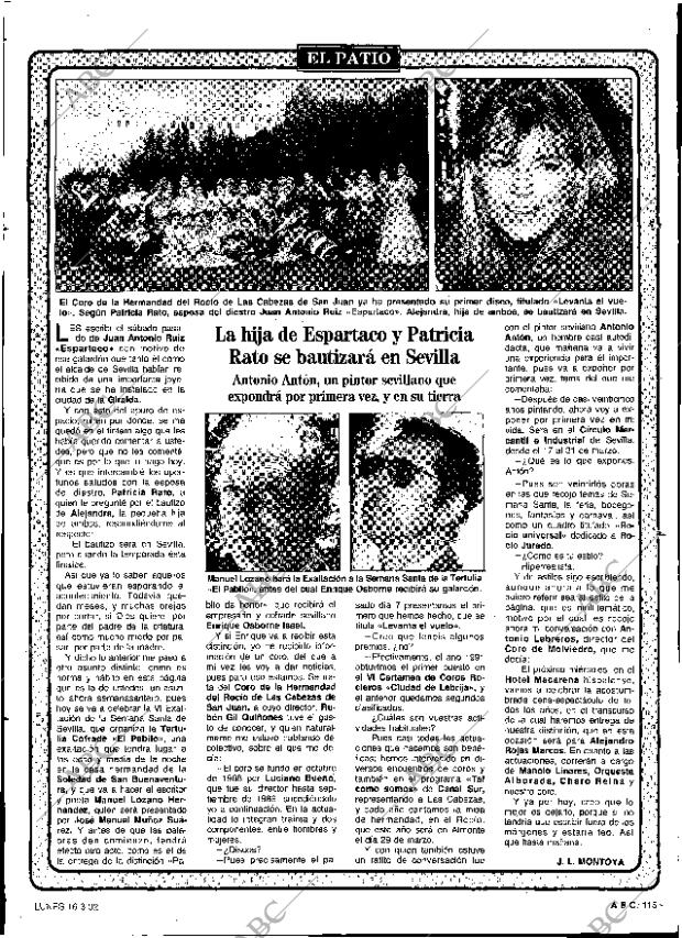 ABC SEVILLA 16-03-1992 página 115