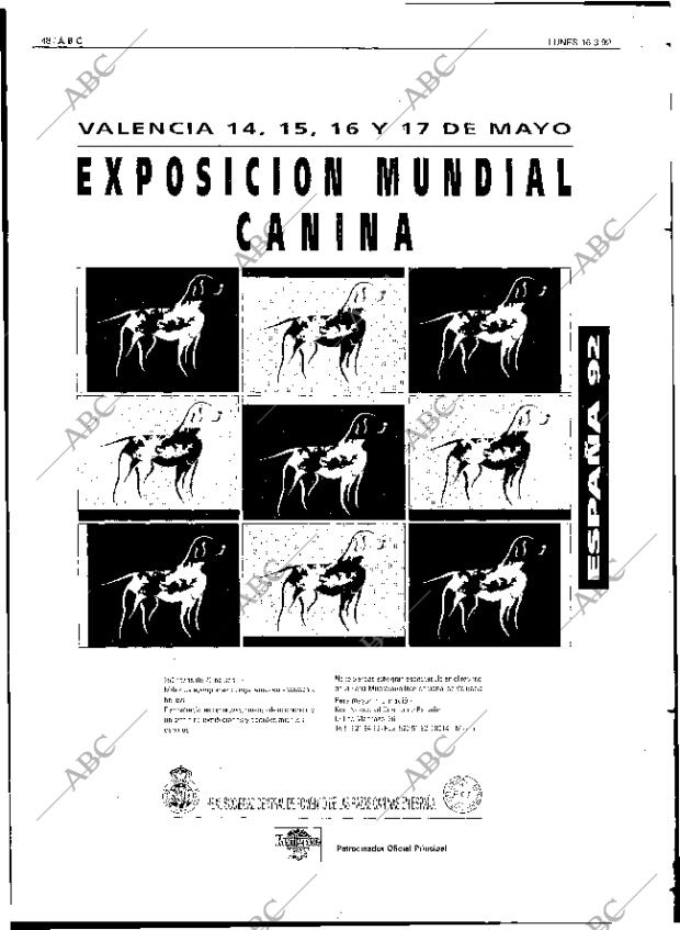 ABC SEVILLA 16-03-1992 página 48