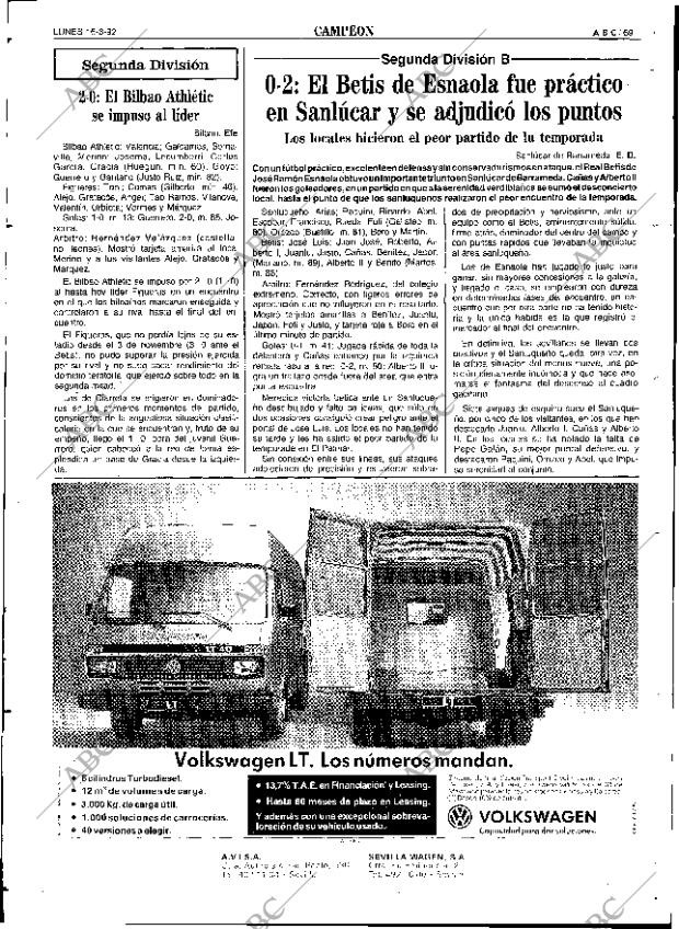 ABC SEVILLA 16-03-1992 página 69