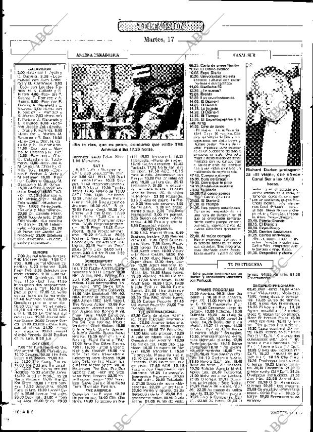 ABC SEVILLA 17-03-1992 página 110