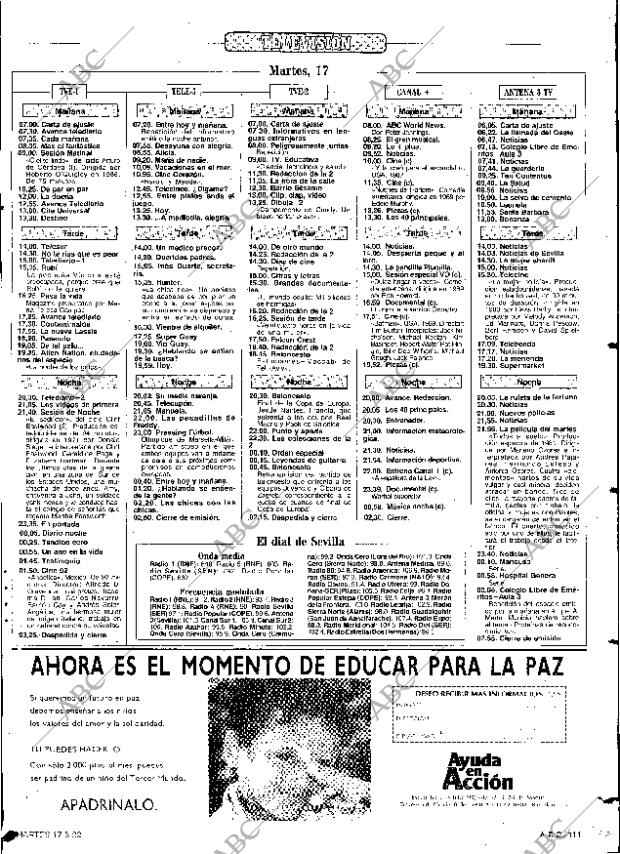 ABC SEVILLA 17-03-1992 página 111