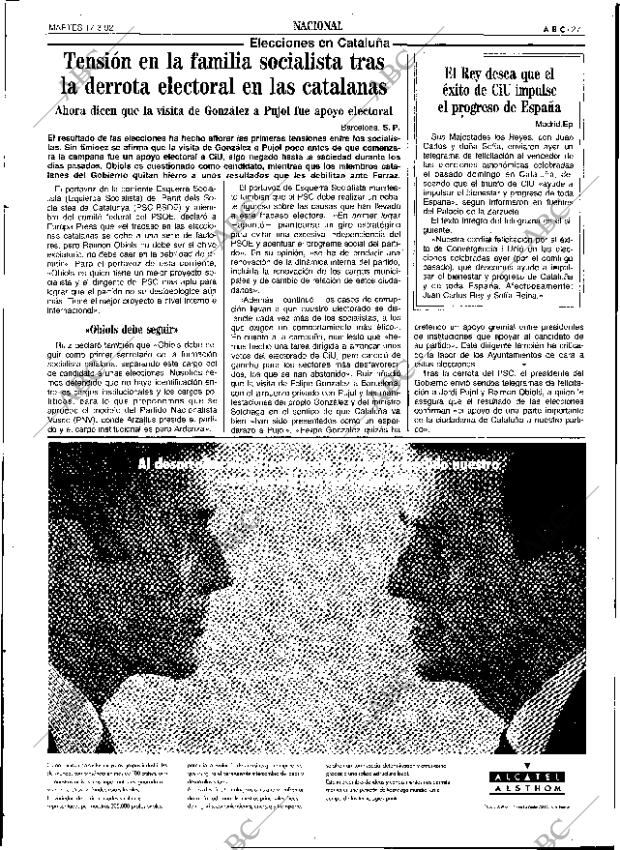 ABC SEVILLA 17-03-1992 página 27
