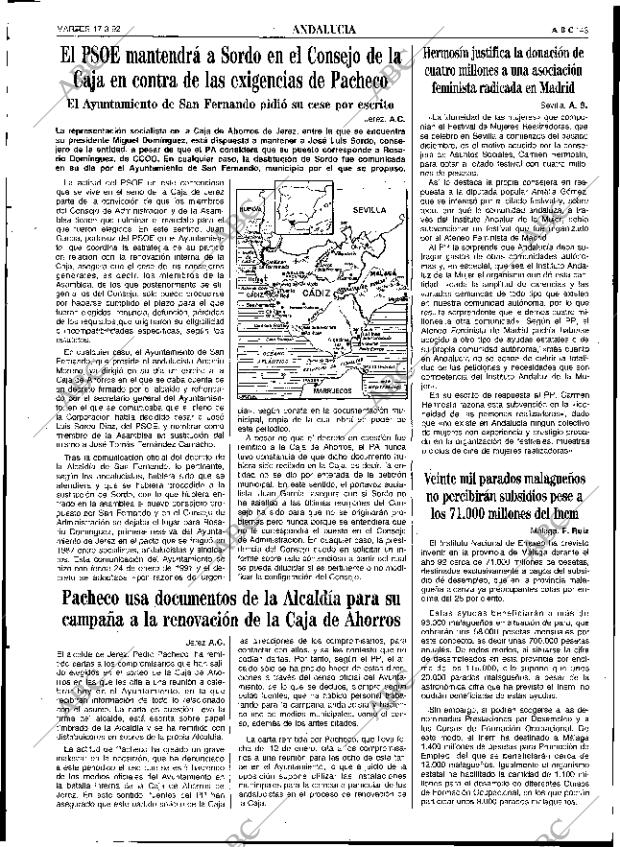 ABC SEVILLA 17-03-1992 página 43
