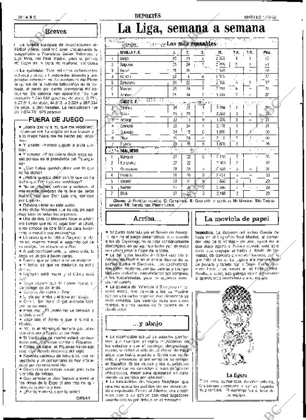 ABC SEVILLA 17-03-1992 página 88