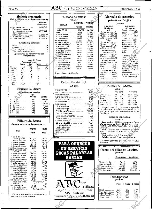 ABC SEVILLA 18-03-1992 página 72