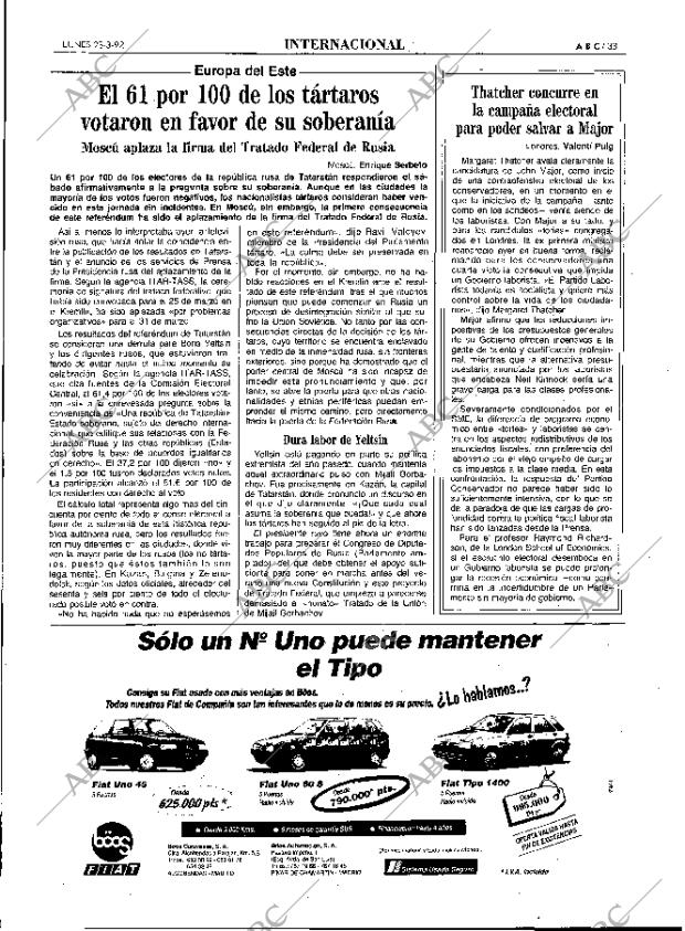 ABC MADRID 23-03-1992 página 33