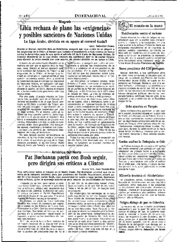 ABC MADRID 23-03-1992 página 34