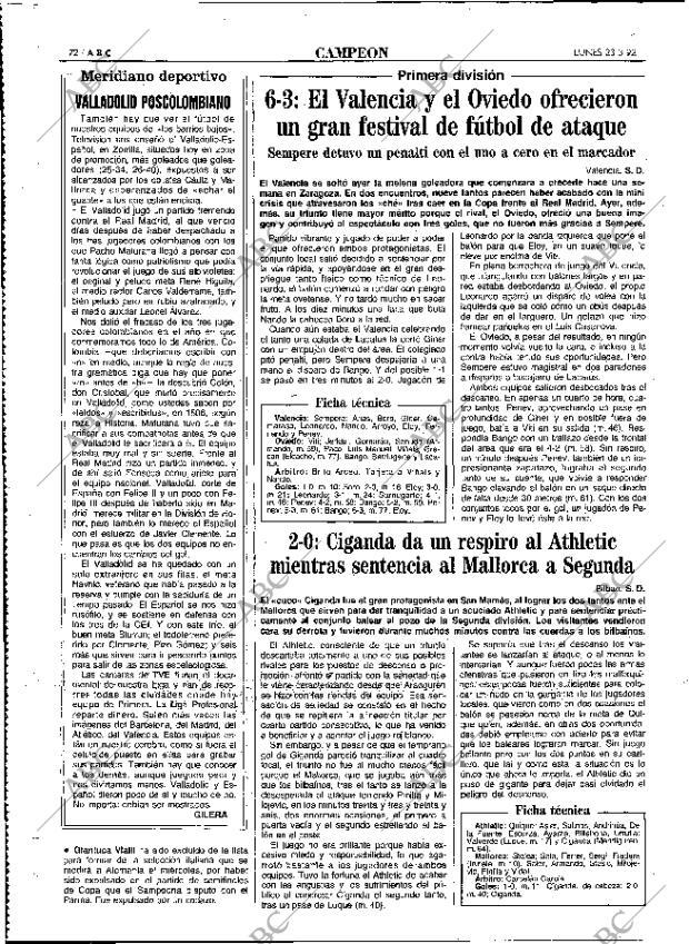 ABC MADRID 23-03-1992 página 72