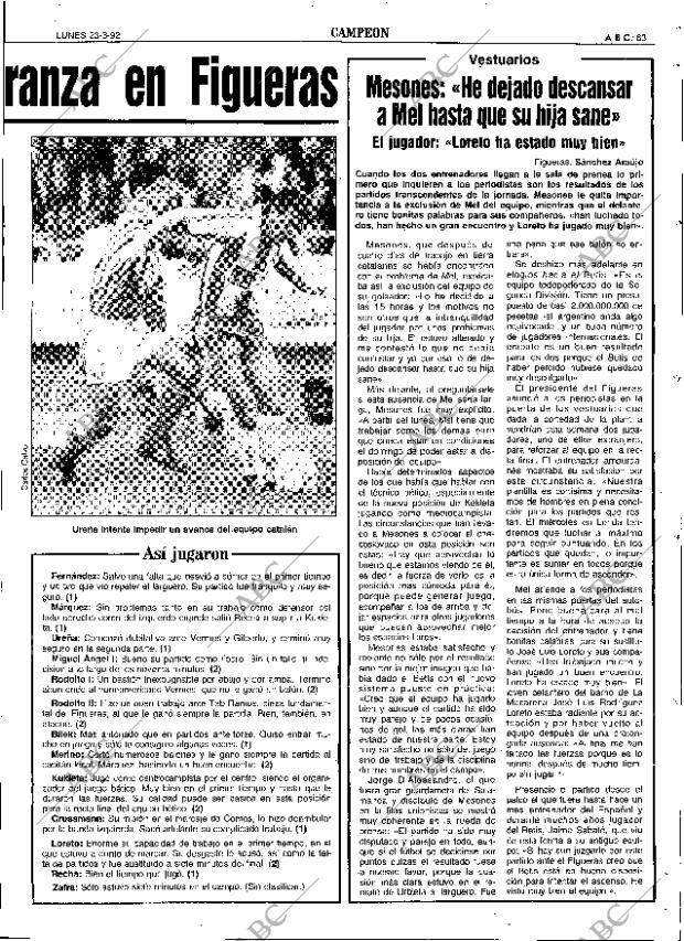 ABC SEVILLA 23-03-1992 página 63