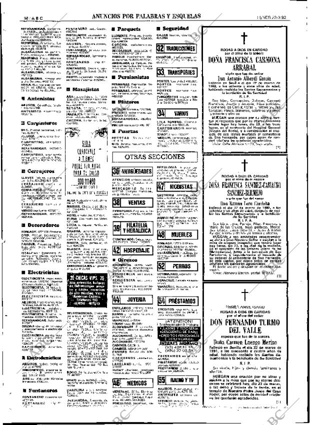 ABC SEVILLA 23-03-1992 página 98