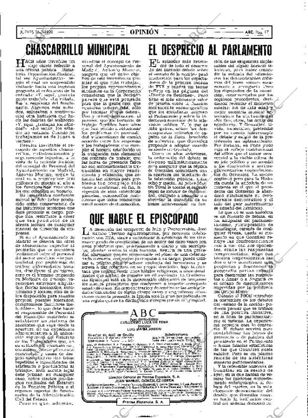 ABC MADRID 26-03-1992 página 17