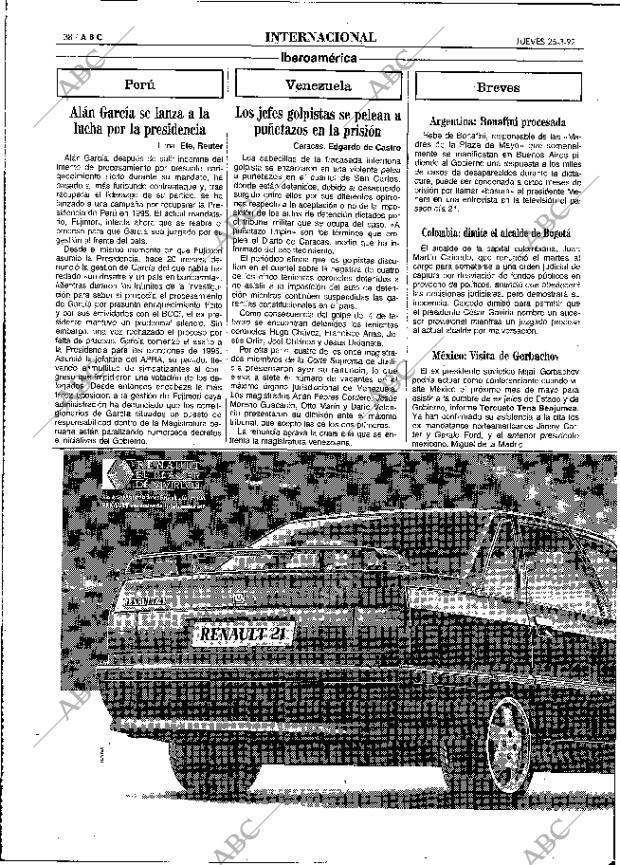 ABC MADRID 26-03-1992 página 38
