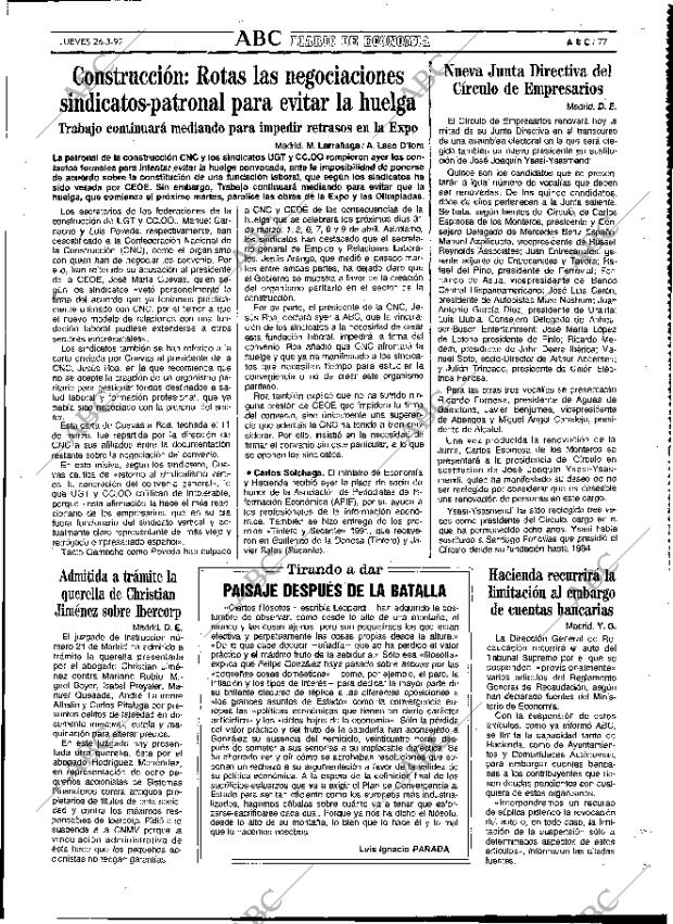 ABC MADRID 26-03-1992 página 77
