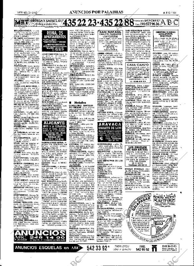 ABC MADRID 27-03-1992 página 101