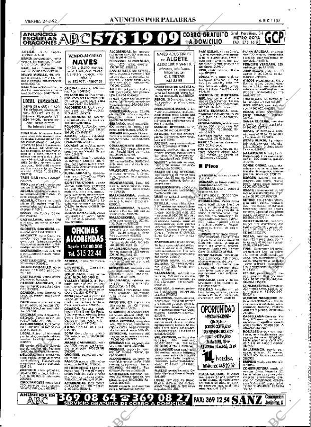 ABC MADRID 27-03-1992 página 103