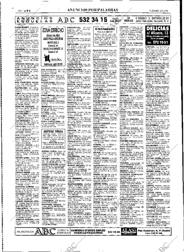 ABC MADRID 27-03-1992 página 104
