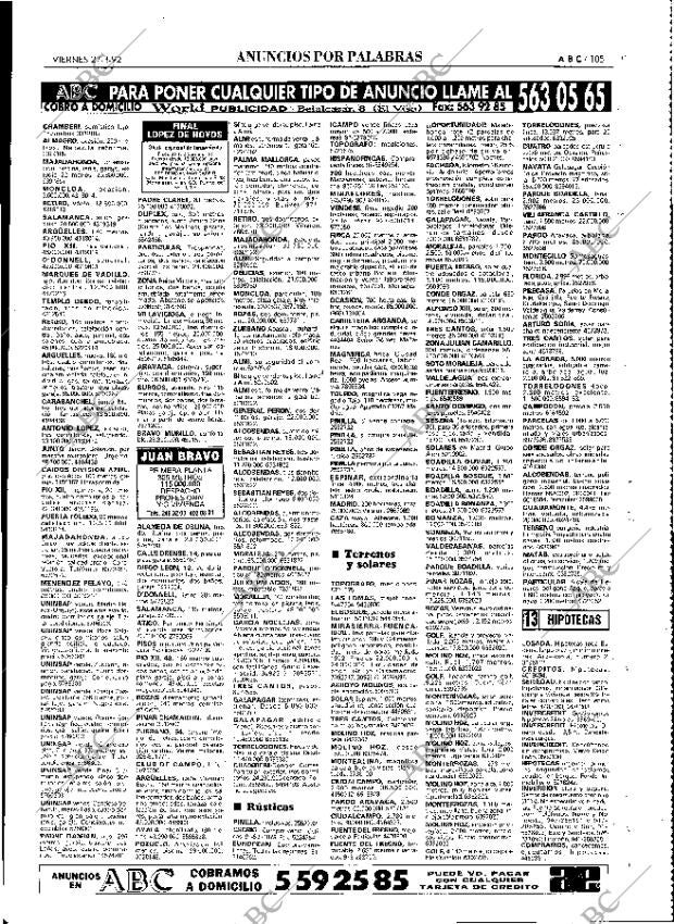 ABC MADRID 27-03-1992 página 105