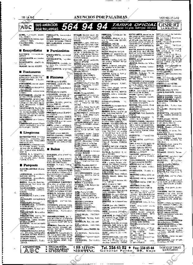 ABC MADRID 27-03-1992 página 108