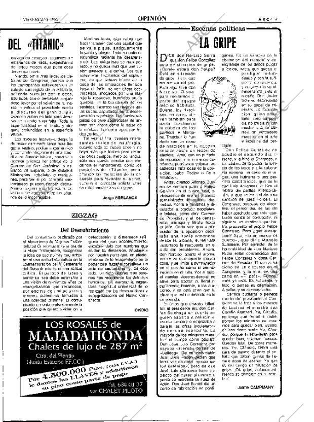 ABC MADRID 27-03-1992 página 19