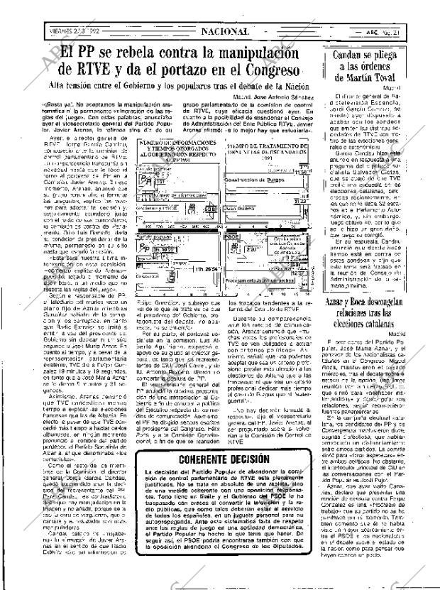 ABC MADRID 27-03-1992 página 21