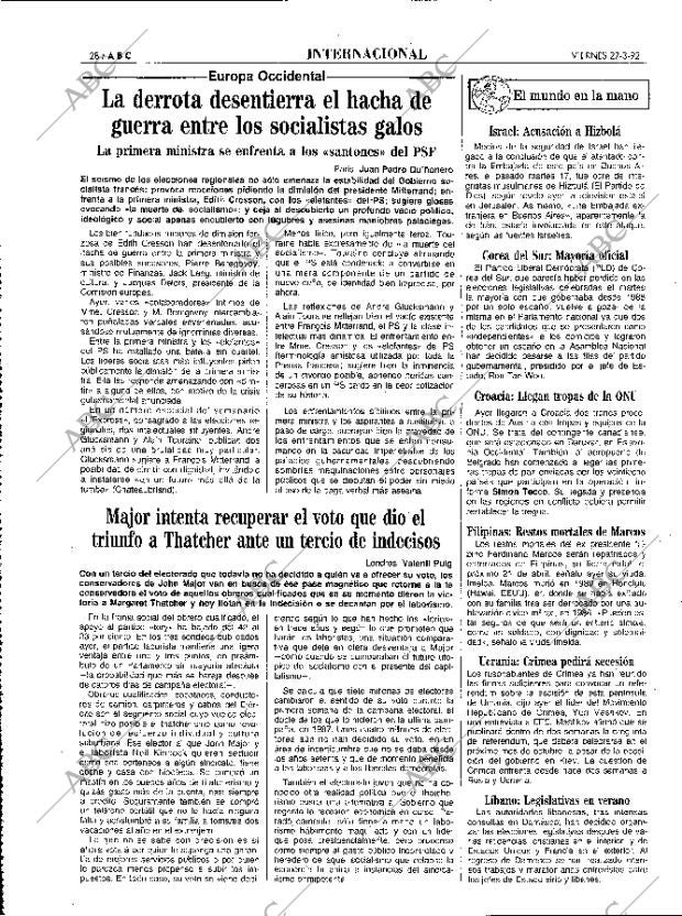 ABC MADRID 27-03-1992 página 28