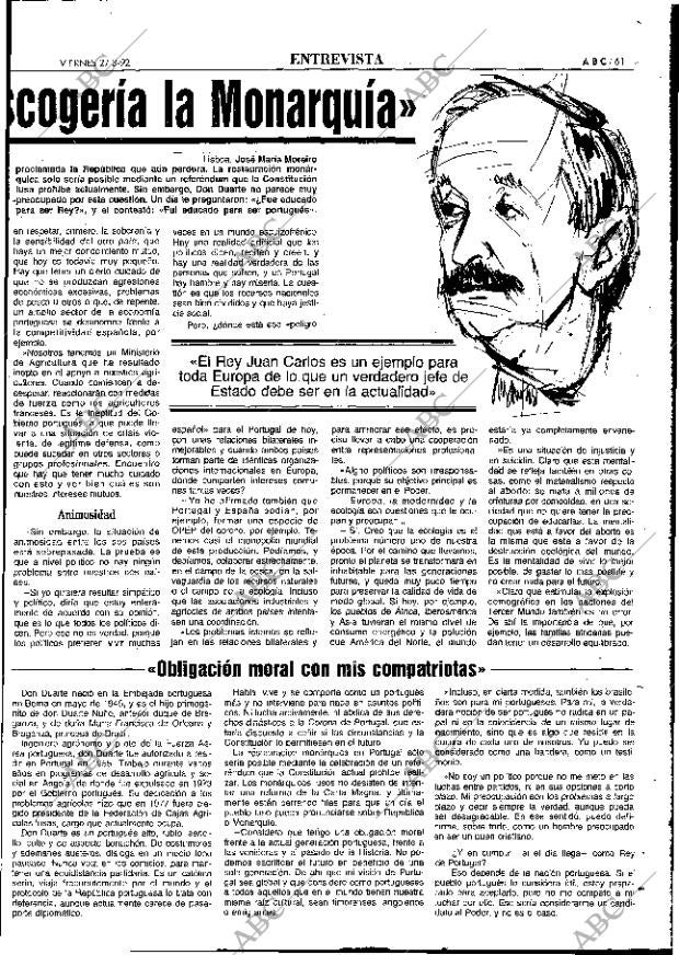 ABC MADRID 27-03-1992 página 61