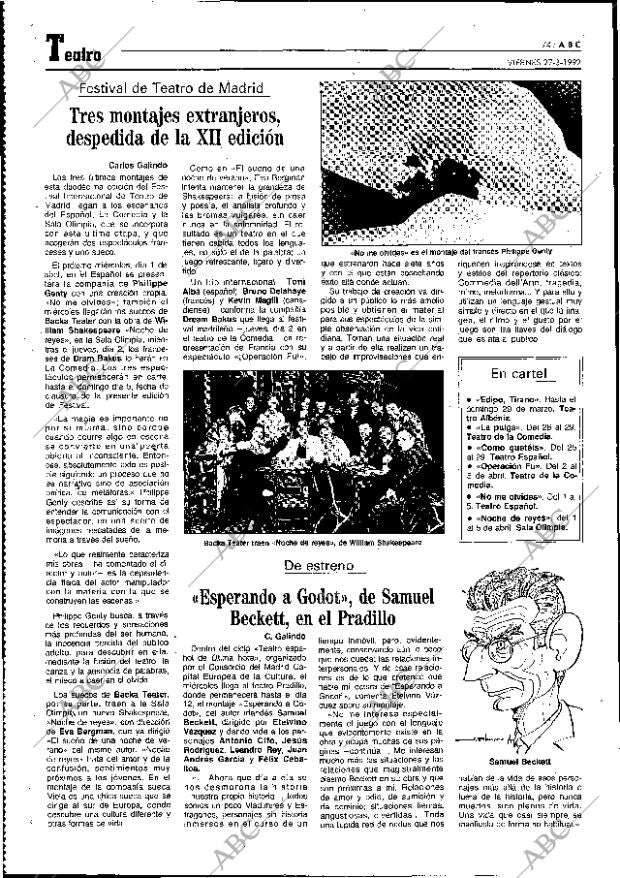 ABC MADRID 27-03-1992 página 74