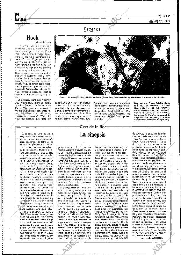 ABC MADRID 27-03-1992 página 76