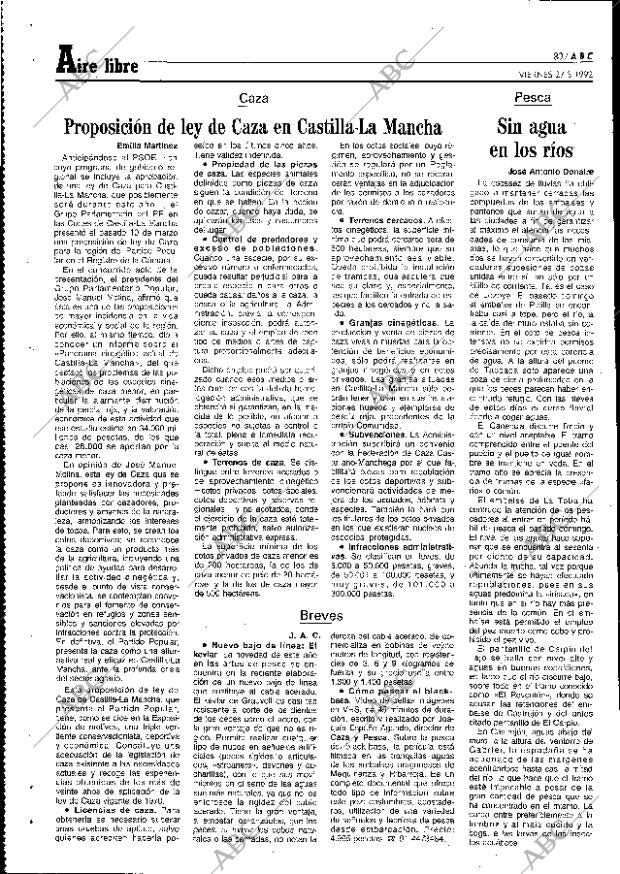 ABC MADRID 27-03-1992 página 80