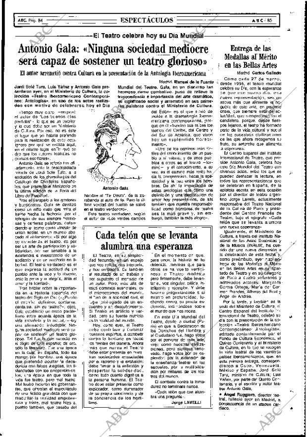 ABC MADRID 27-03-1992 página 85