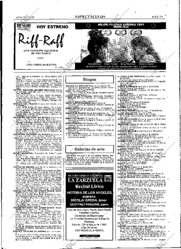 ABC MADRID 27-03-1992 página 91