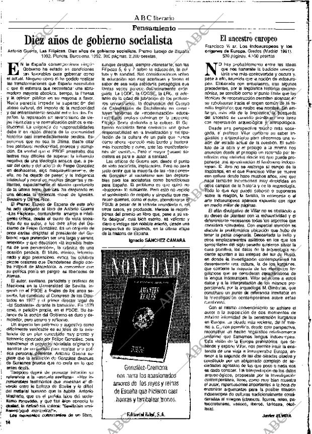 CULTURAL MADRID 27-03-1992 página 14