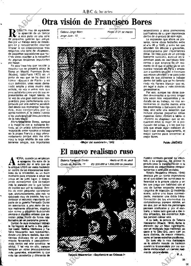 CULTURAL MADRID 27-03-1992 página 31