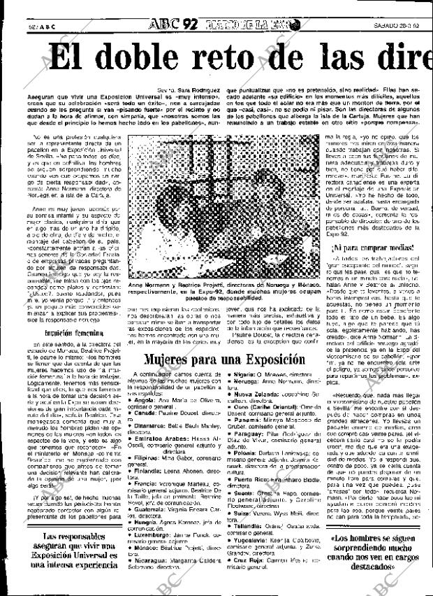 ABC SEVILLA 28-03-1992 página 52