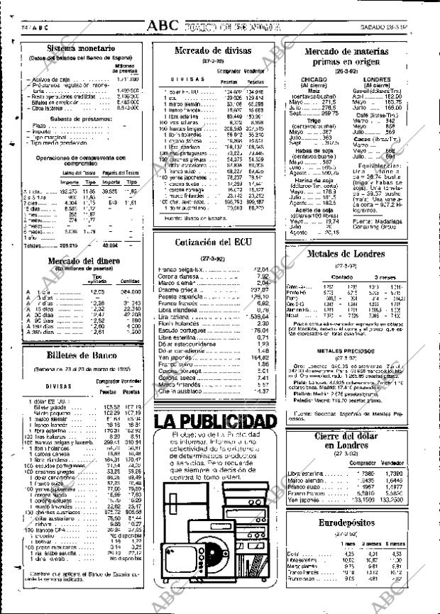 ABC SEVILLA 28-03-1992 página 74