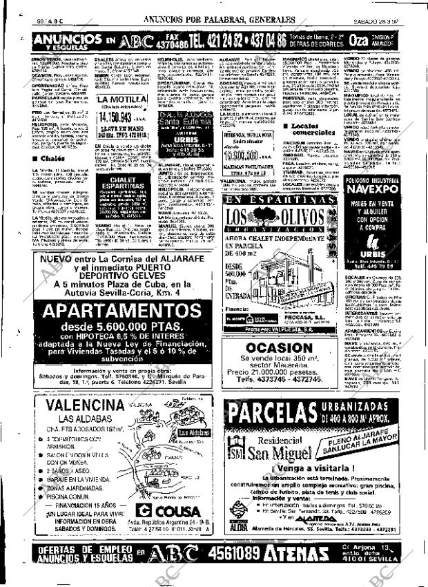 ABC SEVILLA 28-03-1992 página 90