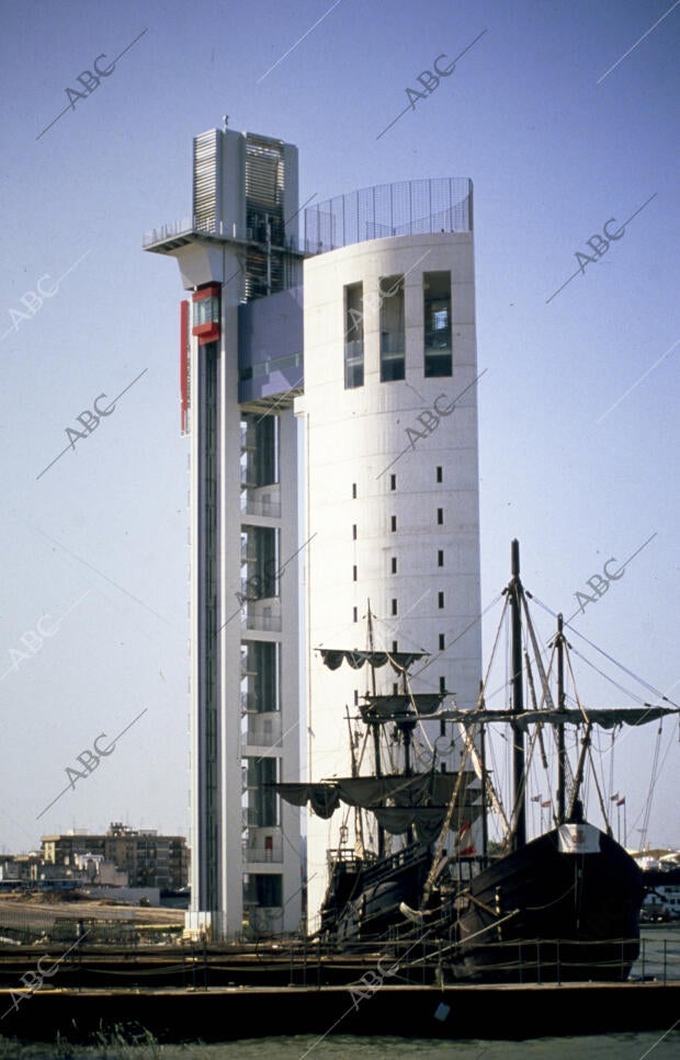 En la imagen, el mirador del Pabellón de la Navegación