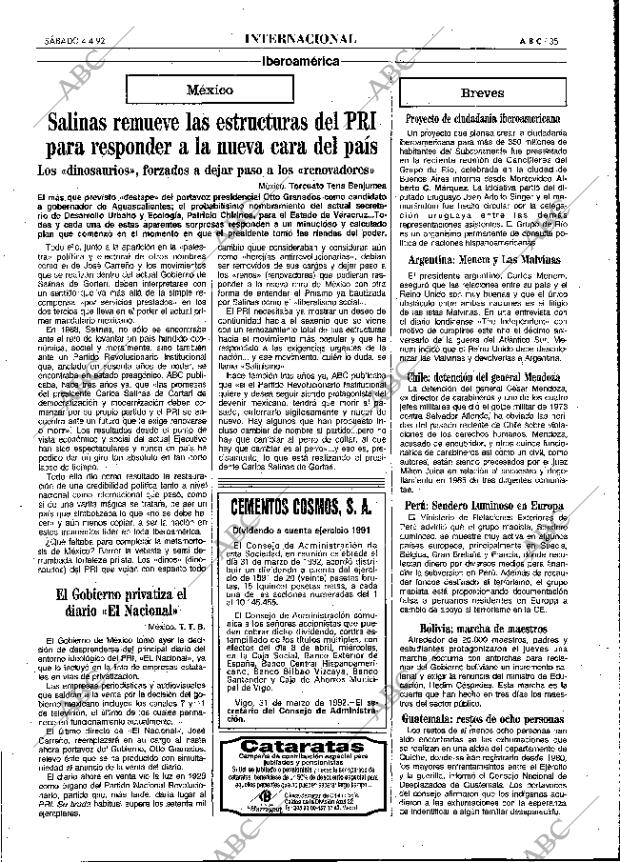 ABC MADRID 04-04-1992 página 35