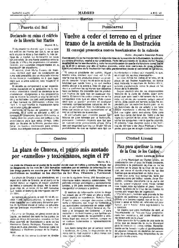 ABC MADRID 04-04-1992 página 41