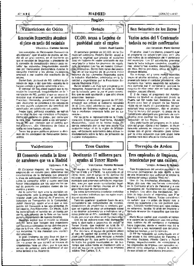 ABC MADRID 04-04-1992 página 42