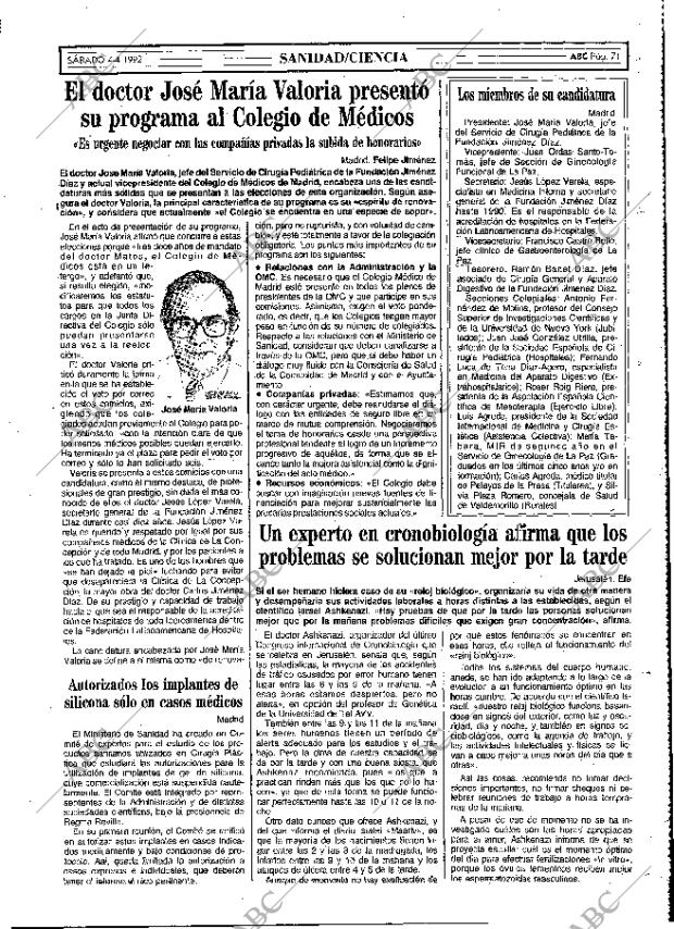 ABC MADRID 04-04-1992 página 71