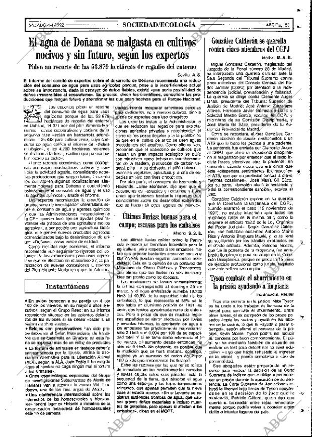 ABC MADRID 04-04-1992 página 85