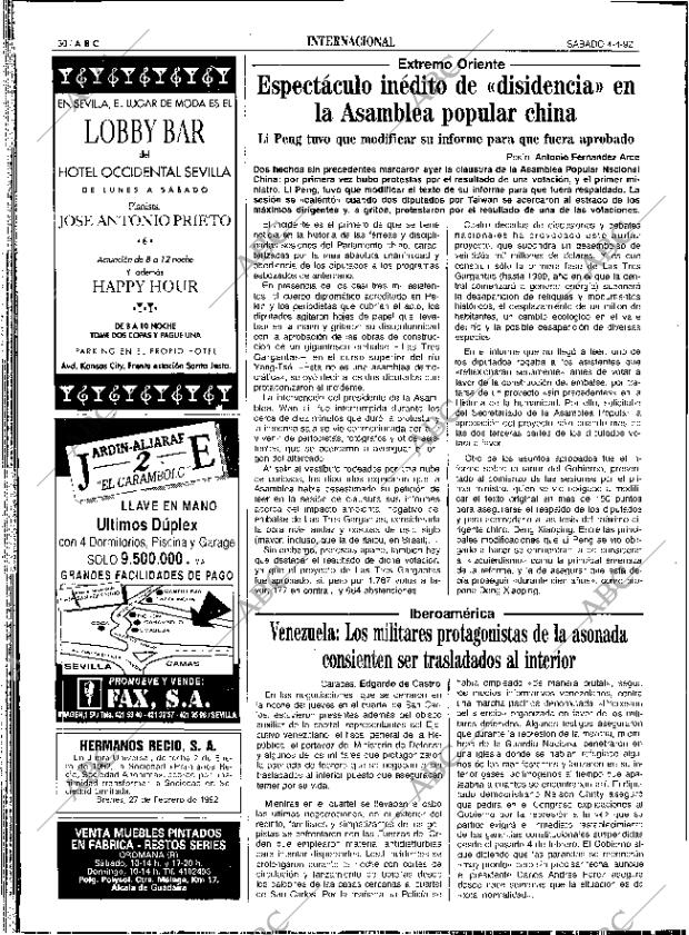 ABC SEVILLA 04-04-1992 página 30